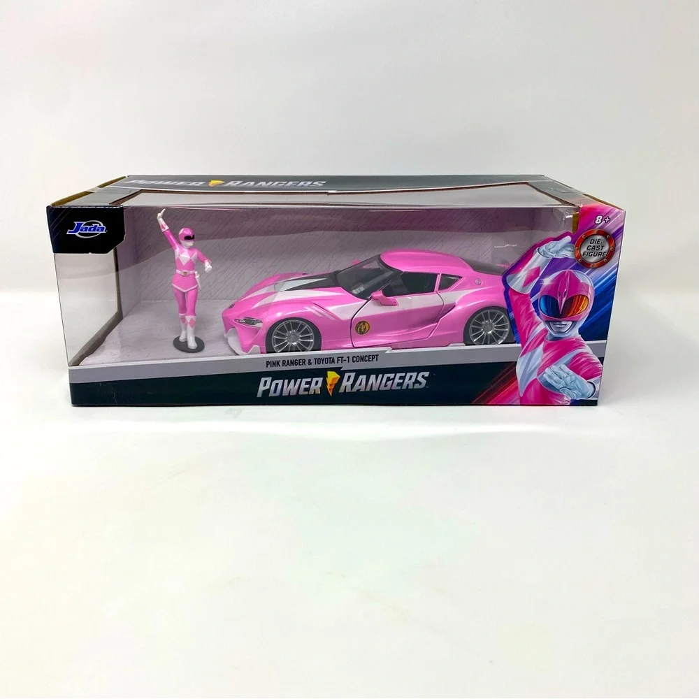Mighty Morphin Power Rangers 1:24 Scale Toyota FT-1 Concept Die-cast‎ Car NEW